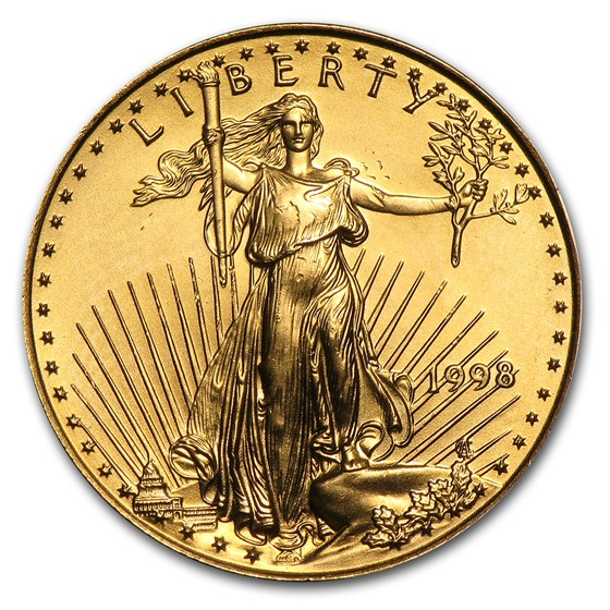 1998 1/4 oz Gold American Eagle BU 1998 1/4 oz Gold American Eagle BU